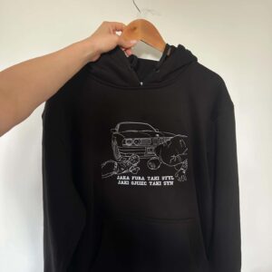 Bluza z haftem outline