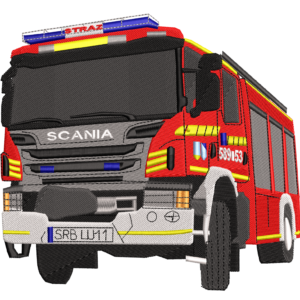 Bluza z wozem strażackim – SCANIA 2